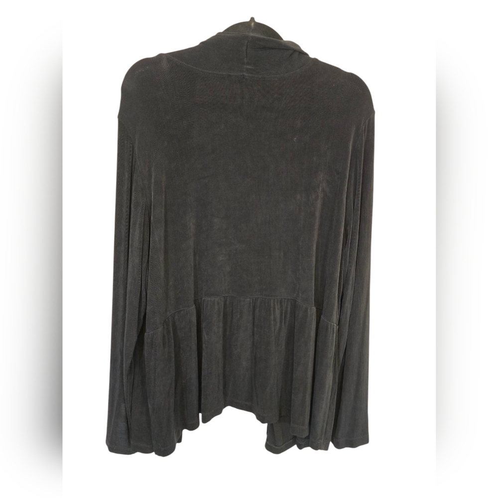 Coldwater Creek XL Acetate Stretchy Open Front Cardigan Made in USA - Picture 2 of 7
